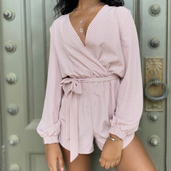 Pants - Polka Dot Playsuit